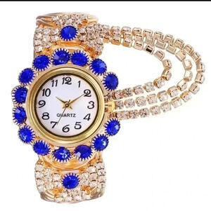 Watch Creative Alloy Bracelet Quartz Watch Fashion Fringe Digital Watch NWT